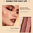 thumbnail image 2 of Paleta de sombras de ojos de 16 colores, paleta de maquillaje de sombras de ojos pigmentadas profesionales, sombra de ojos mate brillante resistente al agua de larga duración, 2 of 5