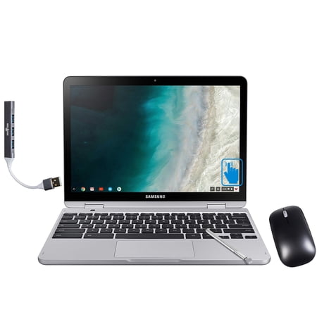 Samsung Chromebook Celeron 3965Y 4GB 64GB 12.2 Touch Chrome OS w/USB Hub