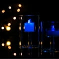 thumbnail image 4 of Blue Light Candles Blue Candles 24 Packs Flameless Blue Tea Lights Flickering Navy Blue Votive Candles For Birthday Wedding Party Festival 2PCS lemongrass blueberry candle Extra Large Candle small, 4 of 8