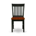 thumbnail image 5 of East West Furniture Dining Room Set Black & Cherry, ANNO5-BCH-W, 5 of 11