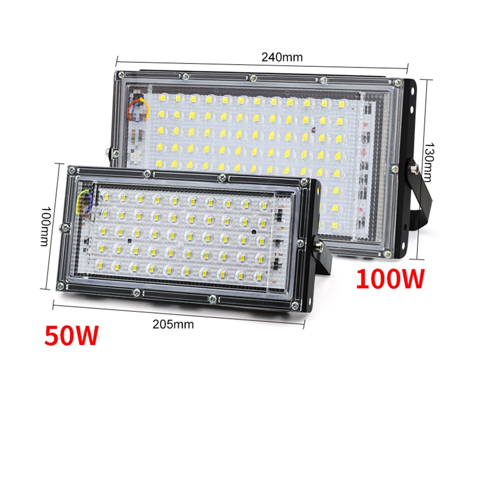 50W 100W 150W Led Flood Light IP65 Waterproof Outdoor Floodlight Spotlight LED Reflector Street Lamp Wall Flood Lights - Wide Angle Beam
