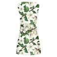 thumbnail image 5 of SMihono Robe d'Été Grande Taille pour Femmes 2023 Mode Aguichant Vintage à Col Rond Sans Manches Imprimée Robes Rondes, 5 of 5