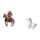 thumbnail image 5 of Adorno De Mesa De Porcelana Acrílica Con Forma De Caballo, Figura Decorativa, Escultura De Animal, Impermeable, Regalo, Decoración De Escritorio Para El Hogar, Sala De Estar, Oficina,, 5 of 8
