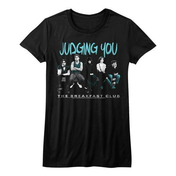 Breakfast Club Judging You Black Junior Women's T-Shirt