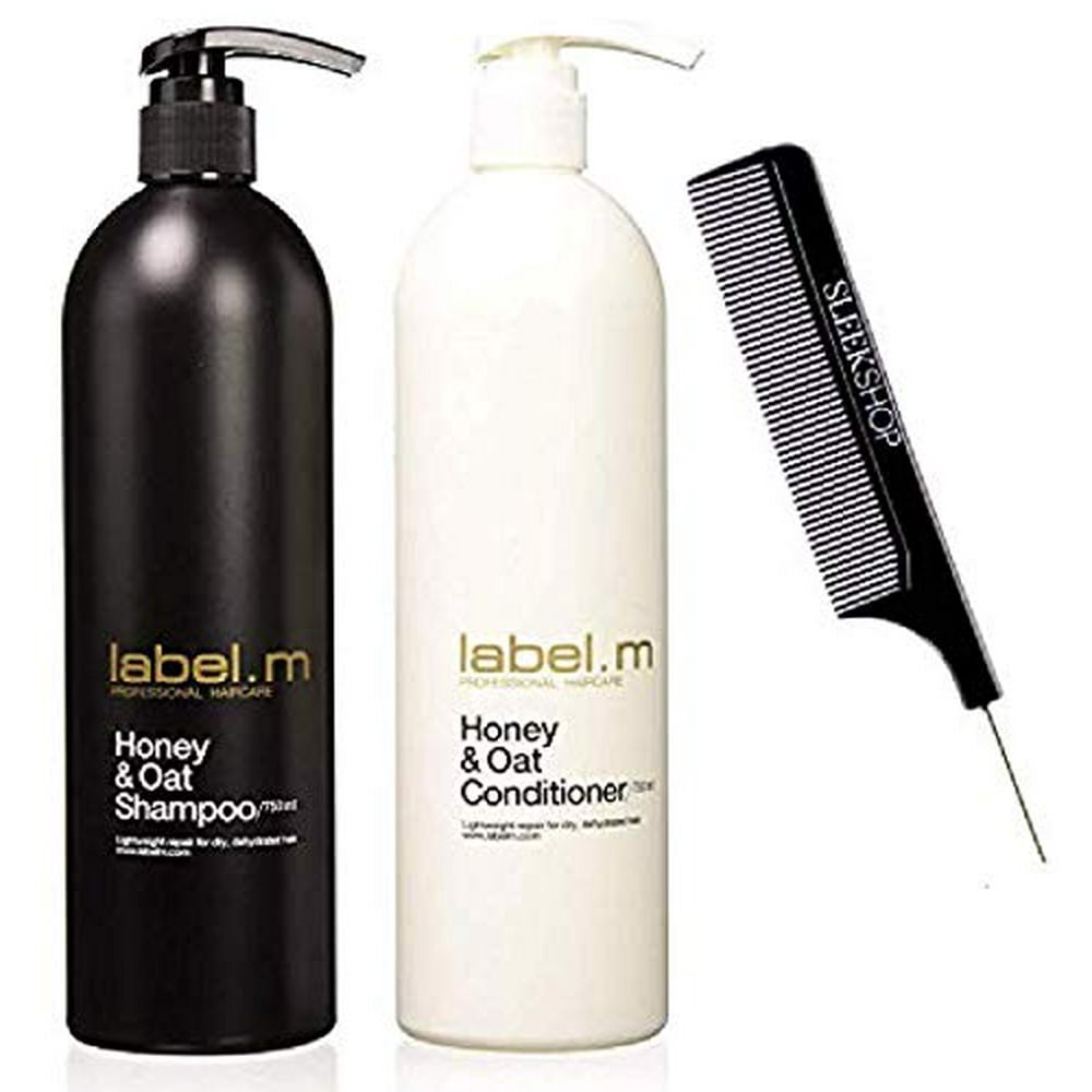 Label. M HONEY & OAT Shampoo & Conditioner DUO SET, Lightweight Repair