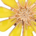 thumbnail image 3 of 30 Pcs Rhinestone Appliques Sun Flower Butterfly DIY Hair Decoration Alloy Accessories1.8cm/0.7in Yellow Daisy, 3 of 3