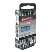 Arrow 1/8 in. D X 1/4 in. Stainless Steel Rivets Silver 20 pk