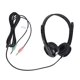 thumbnail image 1 of Auriculares Con Micrófono Giratorio, Auriculares Con Micrófono Con Cable, Altavoz HiFi Para Teleconferencia Para Música, 1 of 8