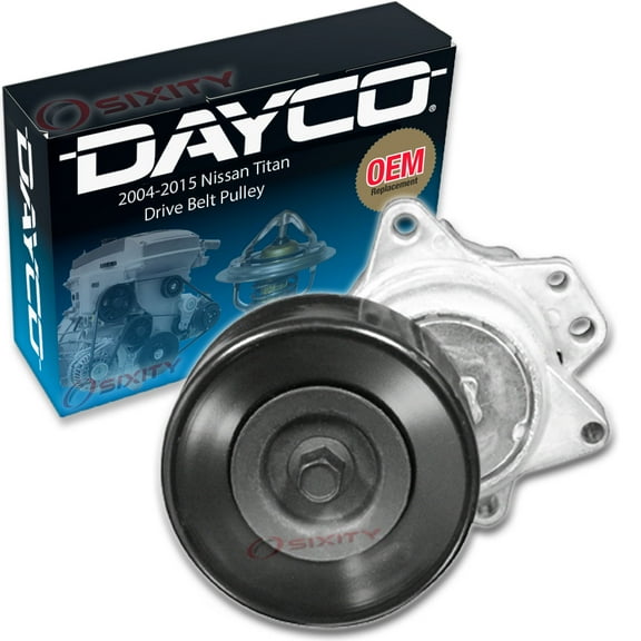 Dayco Drive Belt Tensioner Assembly compatible with Nissan Titan 5.6L V8 2004-2015