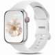 thumbnail image 1 of Chenchen Compatible with Apple Watch Straps 44mm 45mm 46mm 42mm 49mm for Men Women, Sport Band Soft Silicone Replacement Strap for iWatch SE Series 11 10 9 8 7 6 5 4 3 2 1 SE 3, White, 1 of 1