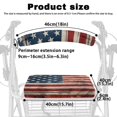 thumbnail image 6 of HELLHERO American flag Back Rest Covers Removable and Washable Walker Covers and Dust Proof Soft, 6 of 7