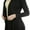 Black, variant on ToBeInStyle Women's Long Sleeve Cardigan