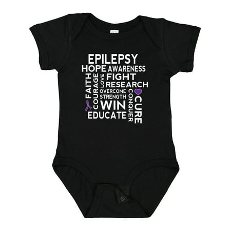 

Inktastic Epilepsy Awareness Walk Shirt Gift Baby Boy or Baby Girl Bodysuit
