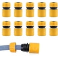 thumbnail image 1 of Conector de manguera de plástico para conectar mangueras de jardín e hidrolimpiadoras (10 unidades), 1 of 5
