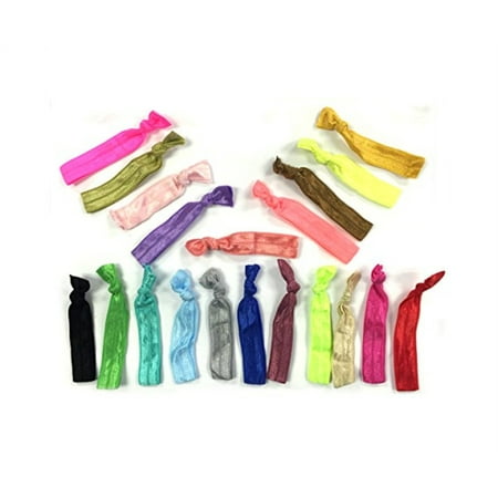 Allydrew 100 No Crease Elastic Ribbon Hair Ties Ponytail Hair Ties