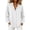White, variant on Luvrsol Womens Button Down Shirt Solid Blouse Long Sleeve Loose Tops for Commute & Daily Errands S-2XL