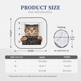 thumbnail image 3 of Haiem Cat Holding Mugshot Sign Car Windshield Sun Shade (2 Pieces) Foldable Windshield Sun Shade Car Accessories for Truck SUV Pickup-Large, 3 of 7