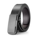 thumbnail image 1 of Cinturón clásico para hombre, cinturón con hebilla automática, cinturón de pu, cinturón liso para el cuerpo, cinturón de negocios, cinturón para hombre XianweiShao 9024715087096, 1 of 1