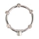 thumbnail image 1 of Boquilla de nebulización de cabezal múltiple de acero inoxidable, montaje Simple en forma de anillo para jardín, accesorios multifuncionales ajustable 5 cabezas, 1 of 8