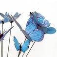 thumbnail image 3 of 12 Piezas Adornos de de Jardín de Mariposas Decoración de Patio Suministros de Mariposas Decorativos para Patio de Azul shamjiam Sembradora de mariposas Estacas Decoración, 3 of 6