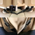thumbnail image 4 of Organizador de malla para coche MBVBN, bolsa de red para asiento y respaldo de 3 capas, 4 of 7
