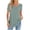 Green, variant on Fesfesfes Layering Shirts for Women's Fashion Printed Short Sleeves Blouse Round Neck Casual Tops Summer Tops 2XL(US:12)