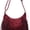 Burgundy, variant on Suede Fringe Purse for Women Downtown Girl Accessories Vintage Shoulder Bag Chic Vegan Suede Hobo Bags