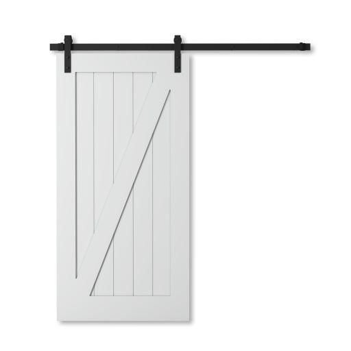 Urban Woodcraft Sonoma Z-Panel Barn Door (Grey)