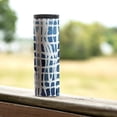 thumbnail image 2 of Highland Home Blue & White 17 oz. Stainless Steel Tumbler w/Lid, 2 of 6