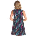 thumbnail image 2 of Bixox Colorful Dreamcatcher1 Print Women's Sleeveless A-Line Dress with Pockets, Casual Knee-Length Tank Dress for Summer-Medium, 2 of 7