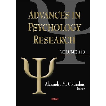 Advances in Psychology Research: Volume 113 by AlexandraM Columbus (Hardcover) (2015) (New)