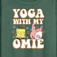 thumbnail image 3 of SpongeBob SquarePants - Yoga With My Omie - Women's Lightweight French Terry Long Sleeve Shirt, 3 of 6