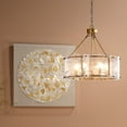 thumbnail image 2 of Jamie Young  Glenn Large Round Metal 6-Light Chandelier Brass, 2 of 5