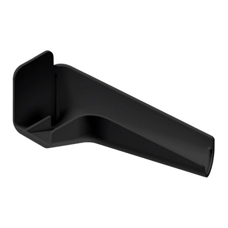 B&B Molders RV Long Right Rain Gutter Spout, Black