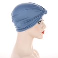 thumbnail image 7 of MSJUHEG Head Scarves for Chemo,Turbans,Hair Scarf,Chemo Headwear,Head Wraps,Head Hat Cap Ethnic Cover Wrap Turban Multiside Braid Hijab Hat Baotou Hat D One Size, 7 of 7
