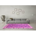 thumbnail image 3 of Ahgly Company Indoor Rectangle Abstract Pink Modern Area Rugs, 2' x 3', 3 of 4