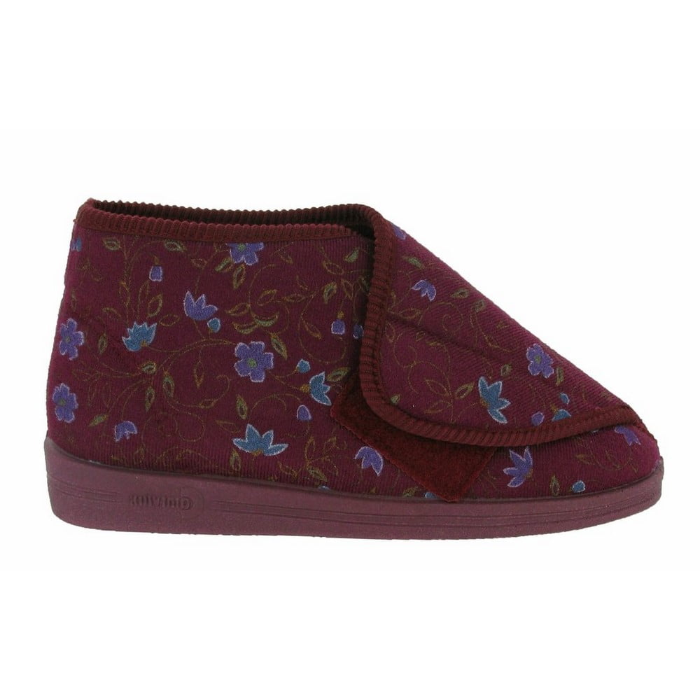 Dunlop Womens Floral Slippers New Ladies Betsy Slip On Shoe Non Slip Footwear 