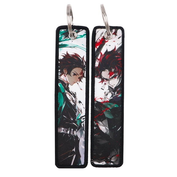 Demon Slayer: Kimetsu No Yaiba Keychain Key Ring Cartoonish And Cute Pendants Key Rings As Accessories Keys And Bag Packaging Ornaments as a Gift