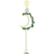 thumbnail image 4 of Crystal Windchime atrapasueños Luna flor lámpara decoración del hogar (verde), 4 of 7