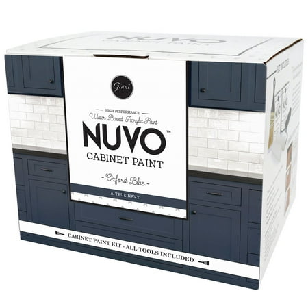 Nuvo Oxford Blue Cabinet Makeover Paint Kit (Best Paint To Paint Kitchen Cabinets)