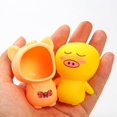 thumbnail image 5 of Juguetes para niños, juguetes para aliviar el estrés de crecimiento lento, vestir animales lindo conejo creativo divertido juguetes para liberar ansiedad, 5 of 5