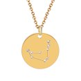 thumbnail image 1 of Dvkptbk Porte-Brosse à Dents 12 Constellations Collier en Acier Titane Mode, 1 of 1