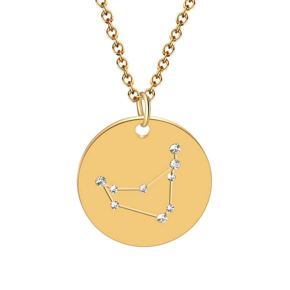 Astrology Necklace for Women Jewelry,12 Zodiac Pendant Horoscope Constellations Necklace Mother's Day Gifts