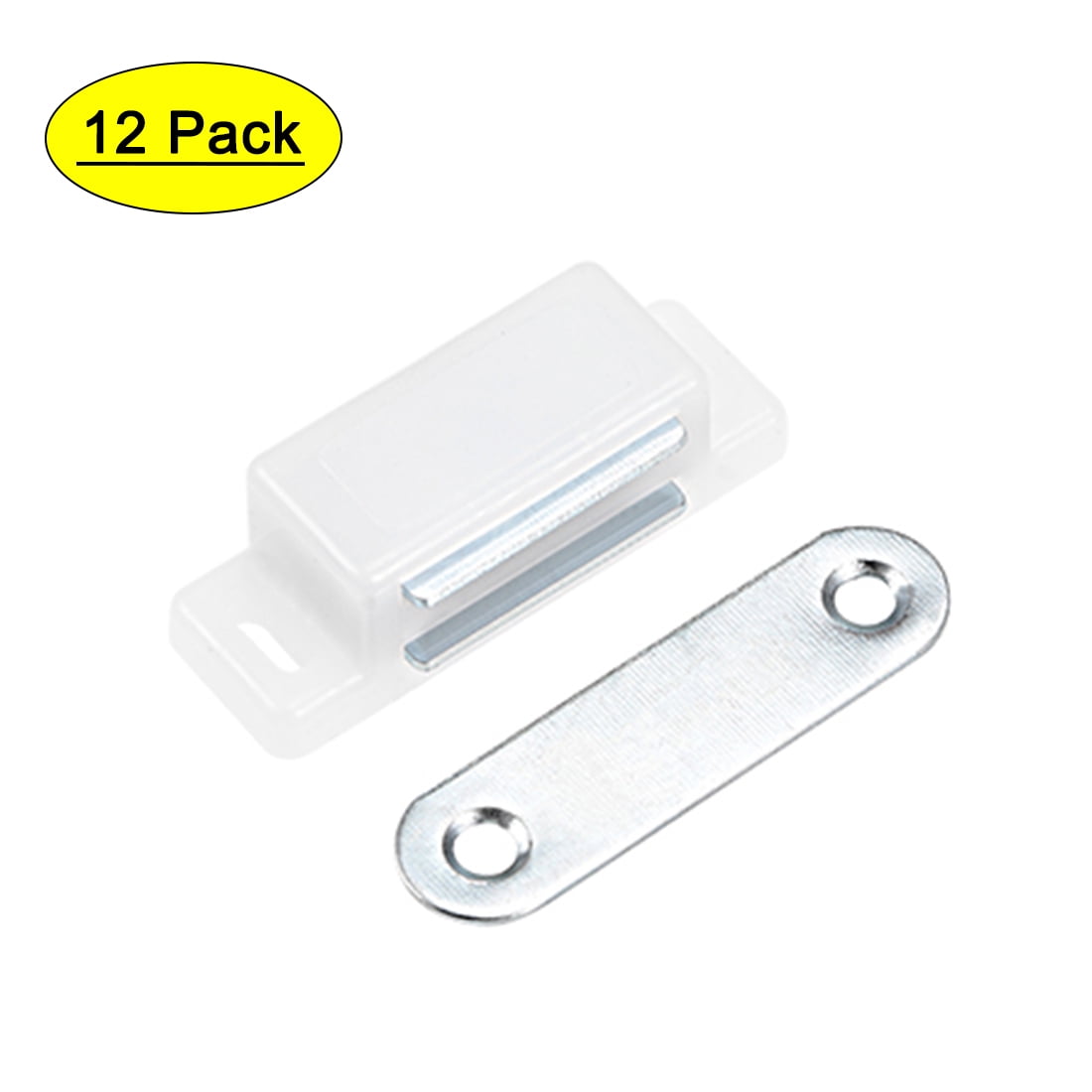 10-Pack Magnetic Cabinet Catch with Strike