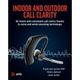 thumbnail image 4 of Poly Voyager Legend Wireless Headset (Plantronics) - Single-Ear via Bluetooth w/Noise-Canceling Mic - Voice Controls - Mute & Volume Buttons - Ergonomic Design -Connect to Mobile/Tablet, 4 of 11