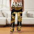 thumbnail image 2 of Bendy And The Ink Machine Men's Pajama Pants Ultra Lightweight Pjs Bottoms Sleepwear Bottom Pants with Pocket Drawstring, 2 of 7