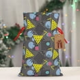 thumbnail image 5 of Naloa Geometric Drawstring Christmas Bags, 3D Xmas Gift Bags, Christmas Wrapping Bags, Xmas Goodie Bags, Treat Pouch Bags, Party Favor Bags-Small, 5 of 9
