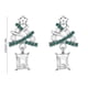 thumbnail image 3 of Christmas Tree Earrings Holiday Earrings Christmas Gifts For Girlfriend Family, 3 of 6
