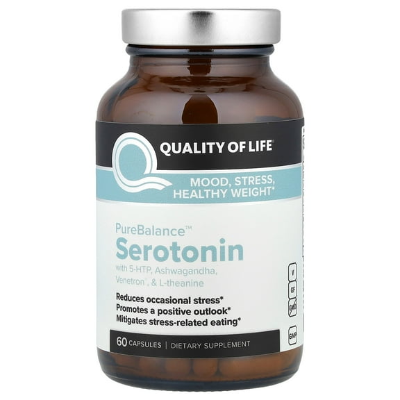 Quality of Life PureBalance™ Serotonin, 60 Capsules