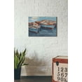 thumbnail image 3 of Epic Graffiti 'Tethered Row Boats II' by Ethan Harper Canvas Wall Art, 26"x18", 3 of 3